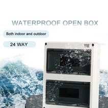정션박스 분전함24 방향 플라스틱 배전기 상자 방수 MCB 인클로저 정션 박스 HT 시리즈, 01 24Ways