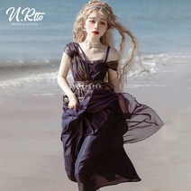 여름 캉캉 원피스 오버핏 루즈핏 미니 인박카018
