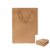 무지 세로형 쇼핑백 10P세트20X28CM 브라운 무지쇼핑백 종이쇼핑백 종이백 무지종이백 무지종이가방 세로형쇼핑백 브라운쇼핑백 갈색쇼핑백 기성쇼핑백