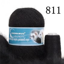 캐시미어 프리미엄 고급 수입 털실 뜨개실 70g 최고의 품질 긴 봉제 밍크 손 뜨개질 원사 여성용 스웨터 스카프 모자 멋진 원사 직조를위한 가는 실, 14 811