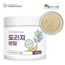 국산 도라지가루 도라지분말 말린 건조 건 도라지 차 180g 1병~4병(수량선택), 1통