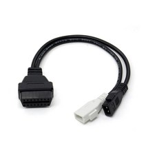 자동차 커넥터 아우디 2x2 OBD1 VAG 어댑터 자동차 진단 케이블 2P + A-udi 16 핀 암 커넥터에 적합, 한개옵션0