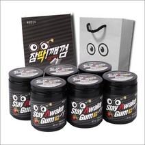 [졸음연구소] 잠딱깨 자일리톨 무설탕 졸음껌. 대용량 108g, 48개(1박스)