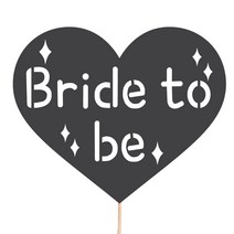 비비드레인 메세지픽 케이크토퍼, 72-Bride to be, 1개