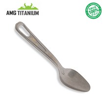 AMG티타늄 티탄 스푼(신형) 수저 캠핑용품 백패킹 등산용품 AMG TITANIUM, 단품, 1개
