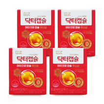 빙그레 살아서 장까지 닥터캡슐 마이크로 캡슐 유산균, 30정, 4박스