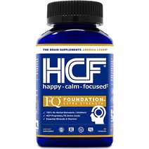HCF 해피 캄 ampamp Focused - 뇌 집중 주의력 척추 및 체감 최적 90개 FQ 파운데이션이어야 하며 비타민 민감성 100% 허브 자극제 없음 GMO 프리 프로젝트