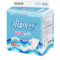 카네이션 성인용 속기저귀 요실금패드 일자고급형 8팩