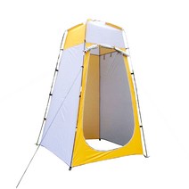 캠핑 샤워 텐트 야외 샤워 부스 이동식 간이 화장실 팝업 부스 탈의실, 국방색