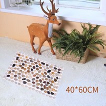 맨발걷기 돌 자갈 지압 매트 발지압판 지압발판 발지압매트 접이식 휴대용 이동식 실내 실외, T