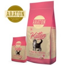 아라톤 키튼 고양이사료 1.5kg, 7개, 닭 칠면조 오리
