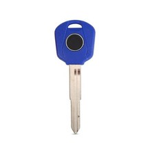WhatsKey 10pcs 오토바이 키 혼다 CBR1000RR CBR600RR CBR900 CB1300 CBR954 F4I F4 CBR250 VTR1000 No Chip, 10Pcs-Blue