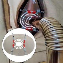 화목 난로 텐트 스토브 잭 간단한 설치 연구 목재 버너 연도 파이프 피팅 터널 입 장작 벤트 캠핑 하이킹용