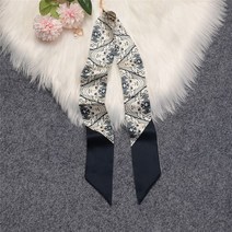 스카프 트로픽 Affair 럭셔리 브랜드 스카프 타로 여성 가방 헤어 스키니 실크 디자인 Foulard Neckerchief