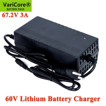 완속홈충전기VariCore 60V 3A 18650 Li 배터리 팩 충전기 16 문자열 정전류 정전압 67.2V 폴리머 충전기 DC, 01 US