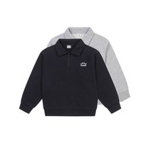 탑텐키즈 333945 23년 S/S 남아 하프넥 집업 레터링 맨투맨 MKD1TR1202