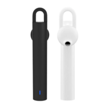 Xiaomi 블루투스5.0 이어폰 헤드셋 볼륨 컨트롤 이어폰 내장마이크 작업용이어폰, 블랙
