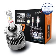 뉴쏘렌토 R (12~14년) 바이오라이트 4면 합법인증 LED 전조등 전구/램프 H7-A (1세트), 2개입 1세트