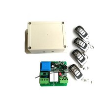 대문번호키 유리문 자동문 도어락 현관문 220v 롤러 셔터 원격 제어 옵션 장치 433mhz 보드 플레이트 카드 컨트롤러 수신기, kit 4