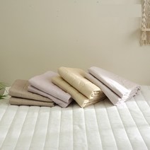 라라슈 네스트 쎄미마이크로 누빔패드 라지킹 이스턴킹 LK EK DK 180 x 210 먼지없는이불, 색상|레몬옐로우