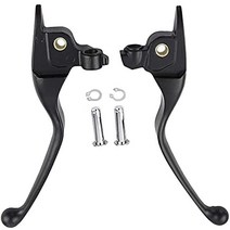 S SYUU 블랙 브레이크 클러치 핸드 레버 세트 할리 데이비슨 로드 킹 FLHR 일렉트라 글라이드 울트라 클래식 FLHTCU FLHX 로드 글라이드 FLTRX와 호환되는 애프터마