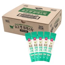 요고 퓨레스틱 짜먹는 츄르 고양이간식 12g, 연어&황태, 500개입