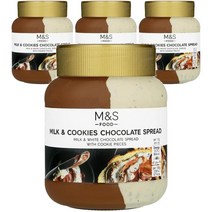 영국 막스앤스펜서 밀크 & 쿠키 초콜릿 스프레드 400g, ４개　(개당 14,000원 - 코드214p)