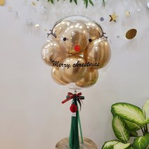 레터링풍선 완제품 당일제작 헬륨 생일 칠순 환갑 백일 결혼 첫돌 생신 프로포즈 이벤트 할로윈 크리스마스 브라이덜샤워 풍선, 루돌프, 풍선스탠드형