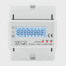 Modbus 와이파이 스마트 파워 미터 투야 RS485 전력 소비 멀티 레이트 AC 디지털 단상 에너지 미터, 브라운