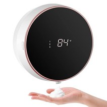 자동 비누 디스펜서 발포 핸드 프리 월 마운트 폼 충전식 터치리스 및 벽 욕실 주방 상업용 스마트 전기 디스펜서, Foam White