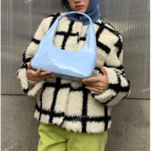 디아더컬러 여성 미니 스퀘어 애나멜 호보백 5컬러