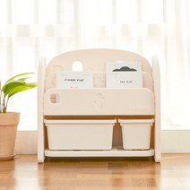 IFAM(완구) 아이팜 이지두잉 전면책장 유아책장 유아책꽂이 아기책장 키즈책장, 12.딥블루_바스켓 그레이 소3/_