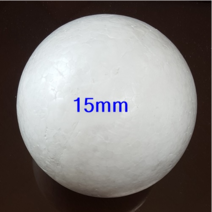 오피스안 스치로폼공 우드락볼15mm 우드락공 스티로폼공15mm 60개 봉 스치로폼구