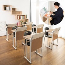milovhi 고급 1인용 학원책상 650 대학교 고등학생 교습소책상