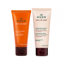 없음 NUXE 레브 드 미엘 클린 핸드-네일 크림+젤 2x30ml, 1개