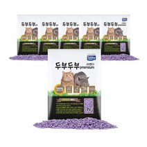 테비토퍼 두부두부 고양이 모래 라벤더, 6개입, 7L