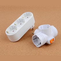 콘센트 접지형 확장 멀티탭 3구 콘센트멀티탭, 상세페이지참조, T형 스위치