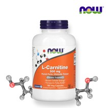 나우푸드 엘카르니틴 500mg 식물성 캡슐 180정 L 카르니틴 타르트 레이트 카르니퓨어