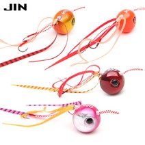 진물류 신형 유동식 타이라바 세트 40g-150g 참돔 우럭 광어 루어 바다 선상 낚시, 90g, 오렌지