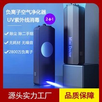 휴대용공기청정기 핸드형 자외선 살균램프 휴대용 uvc소독 로드 조명 형 이온 공기정화 살균기, T01-랜덤, C03-그레이