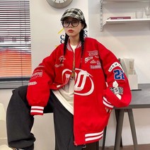 미니트레일러 미니카고트레일러 캠핑 트롤리 웨건 뉴아메리 프라이드 스트리트 레터 재킷 코트 여성 패션, 03 XL, 04 1