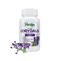 파커네츄럴스 코리달리스 현호색 뿌리 10:1 추출물 1000mg 120베지캡슐, 1개, 기본