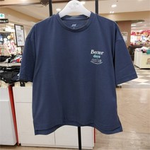 [JCB] NC05 주니어 공용 5부 스카치레터나염 반팔티 JBK8R349 GSE