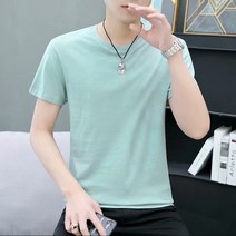 zhudo소경 고양이 반팔 티셔츠 남자 뚱보 사이즈 단체 반복 순면 라운드 칼라 순백색 여름 전면 의복