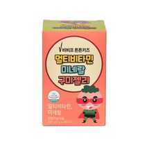 비비프 튼튼키즈 멀티비타민 미네랄 구미젤리 60p, 240g, 1개