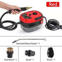 2500W 고압 온도 가정용 스팀 청소기 Handhled 에어컨 주방 후드 자동차 220V 110V, 02 빨간_03 UK_02 220V, UK