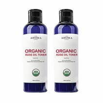 더아로마샵 유기농 로즈오일 여드름균 저자극 로즈워터 스킨 토너 200ml, 2개