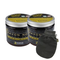 프랑스 KARAWAN 카라완 블랙 올리브 솝 트리트먼트 200ml 2팩 정품 스크럽 글러브 증정
