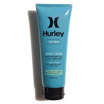 [정품] Hurley 남성용 면도 크림 - 알로에 추출물과 비타민 E로 부드러움과 수분 선, Eucalyptus 6 Ounce