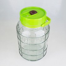 원터치 유리 효소병 과실주병 담금주병 밀폐 유리병, 20L, 1개